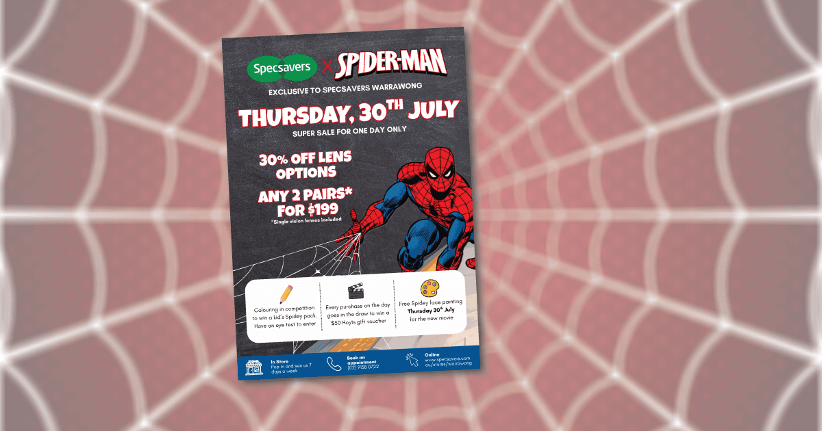 Event specsavers spiderman