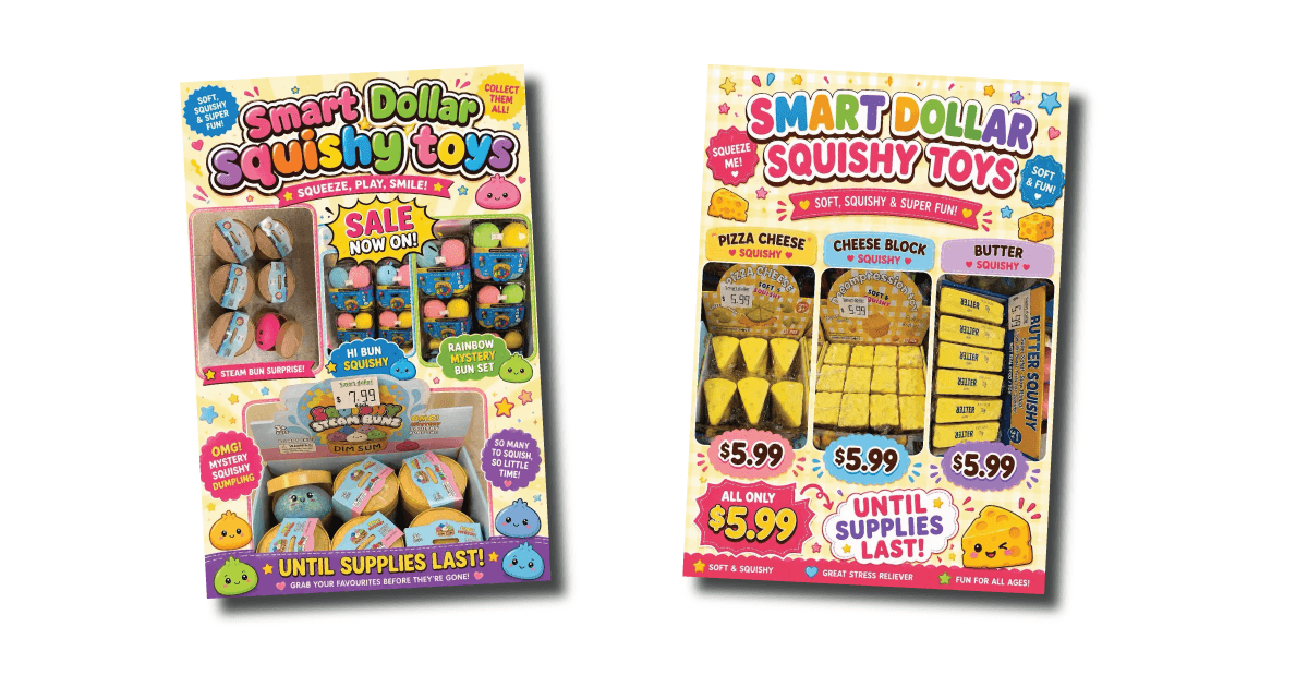 Smart Dollar squishy toys